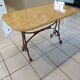 Bistro table vintage marble