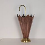 Copper and brass umbrella stands