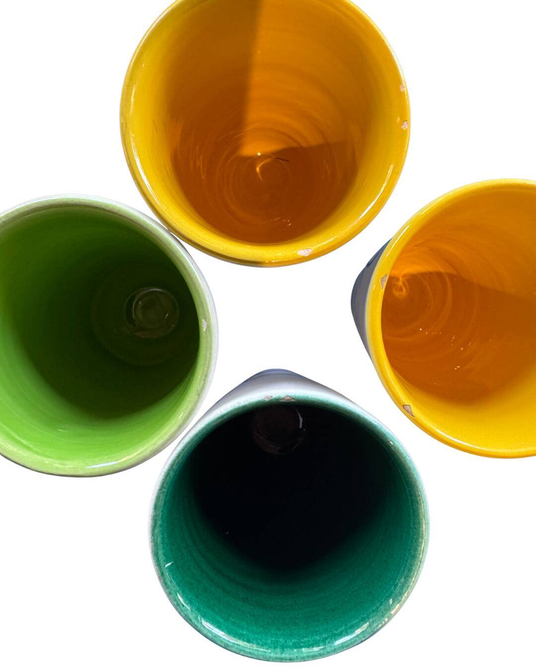Ensemble Orangade | André Baud | Signé | Vallauris, France | c. 1950s