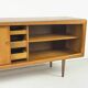 Vintage Teak Sideboard with Drawers and Sliding Doors, 1960s