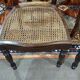 Set of 8 Louis Philippe 19th century mahogany chairs with caned seats