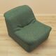 Green armchair, Italian design, 1970s, made in Italy