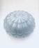 Large Frosted Flower Glass Sconce Wall Lamp from MCM, 1960s