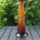 Glass candlestick art deco