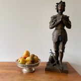 Silver-plated fruit bowl