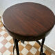 Tabouret tripode fer forgé brutaliste années 60