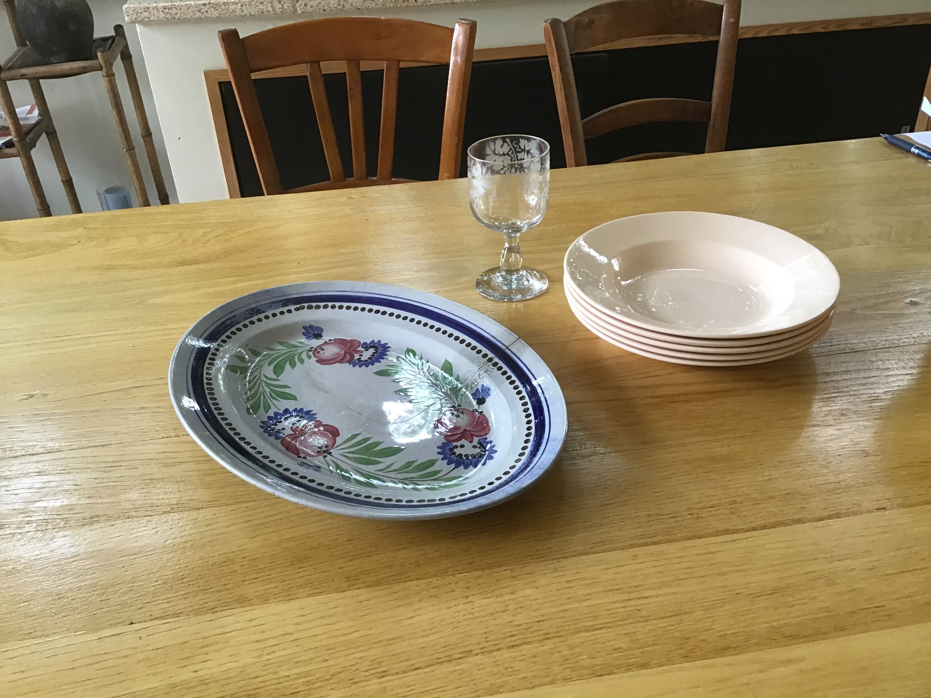 Digoin oval dish, Bellagio model