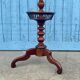 Victorian mahogany knitting table, nineteenth century