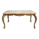 Vintage coffee table in Louis XV style with onyx and gilded brass.