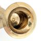 Pair of mid-century vintage brass candlesticks