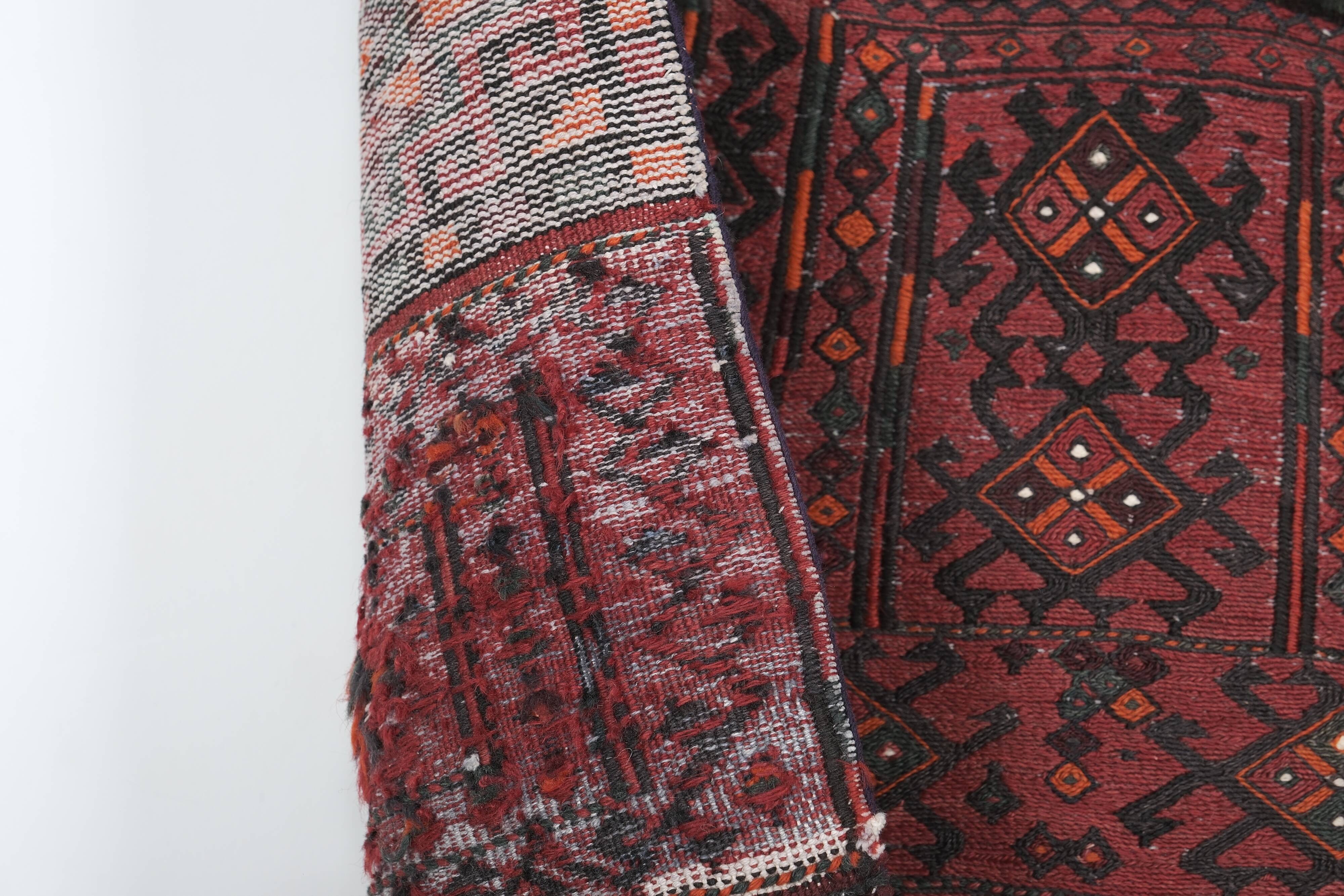 Vintage Turkish Oushak Rug Handwoven 108x276 cm