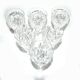 Series of 6 Chantilly wine glasses in Saint-Louis crystal signed