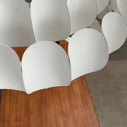 White metal suspension from the mid-century by H. Zender for Temde, 1960s.