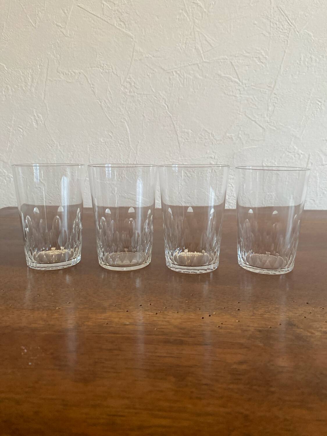 Crystal water glasses