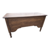 Antique chest, oak kneading trough