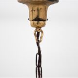 Brass chandelier