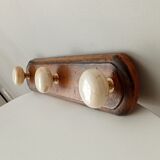 Vintage wall coat rack 70s/80s