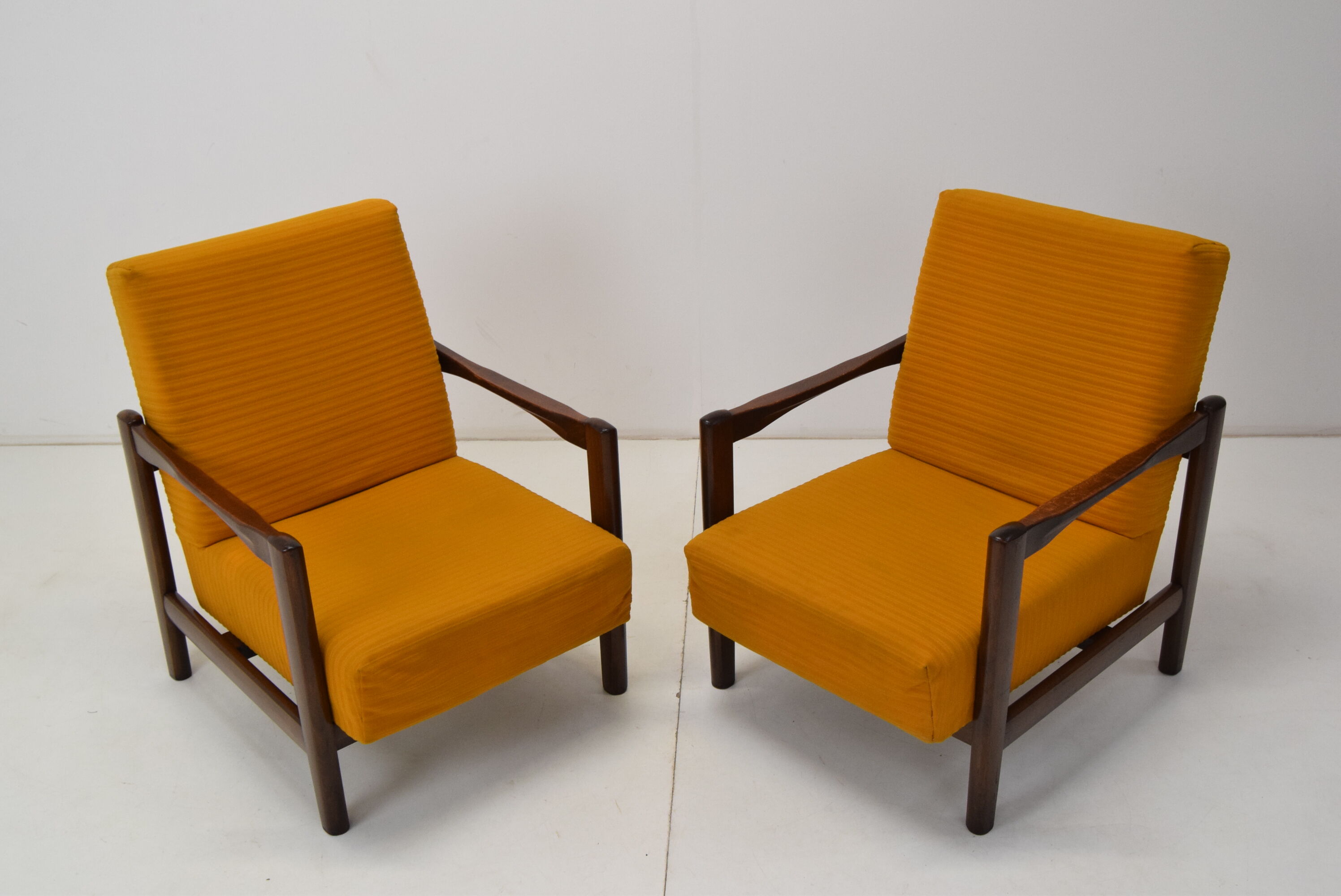 Pair of Mid-century Design Armchairs,1960's.
