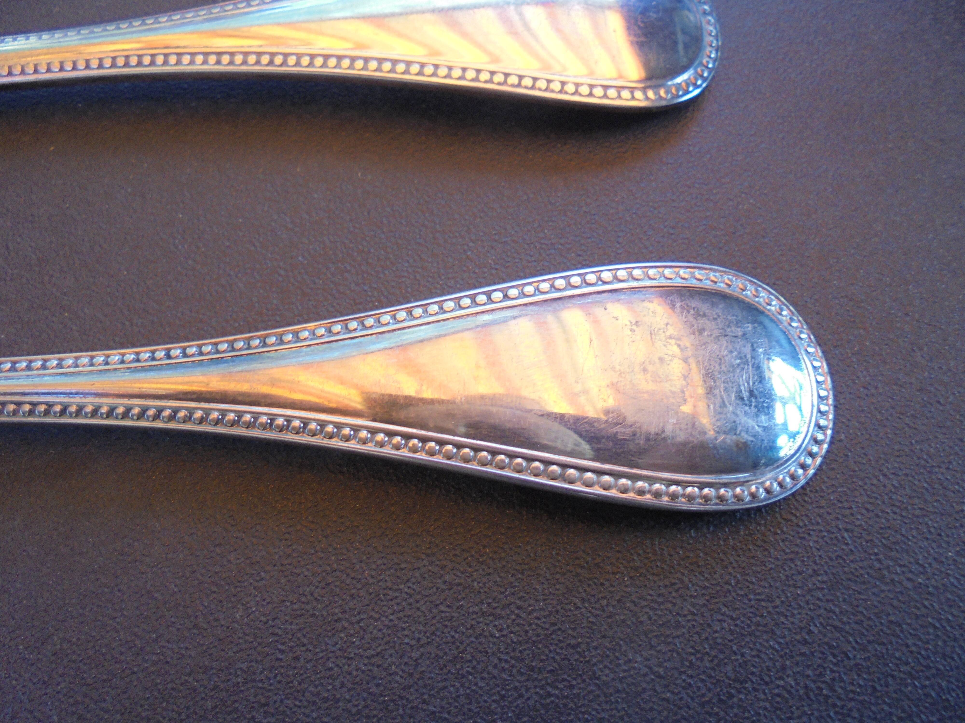 Dessert cutlery christofle mle perles