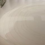 Small oval English earthenware dish Muott Meakin décor Spring Fields
