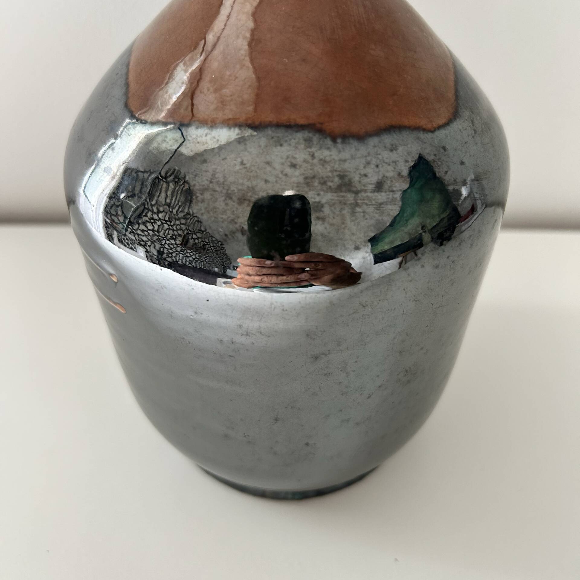 Unique piece vase by a ceramic artist