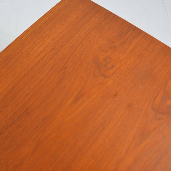Table basse carrée scandinave teck vintage 1960s