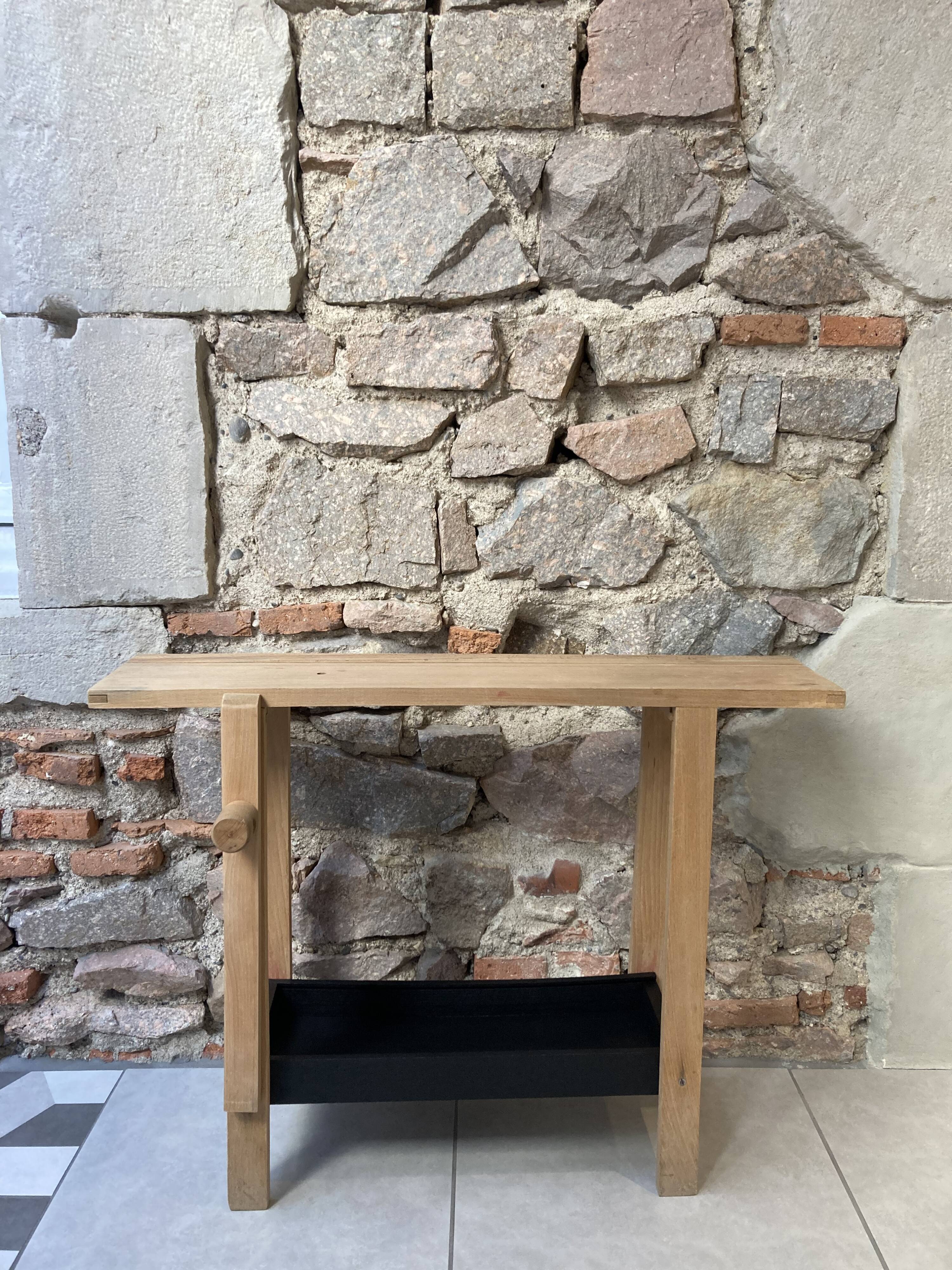 Old wooden workbench