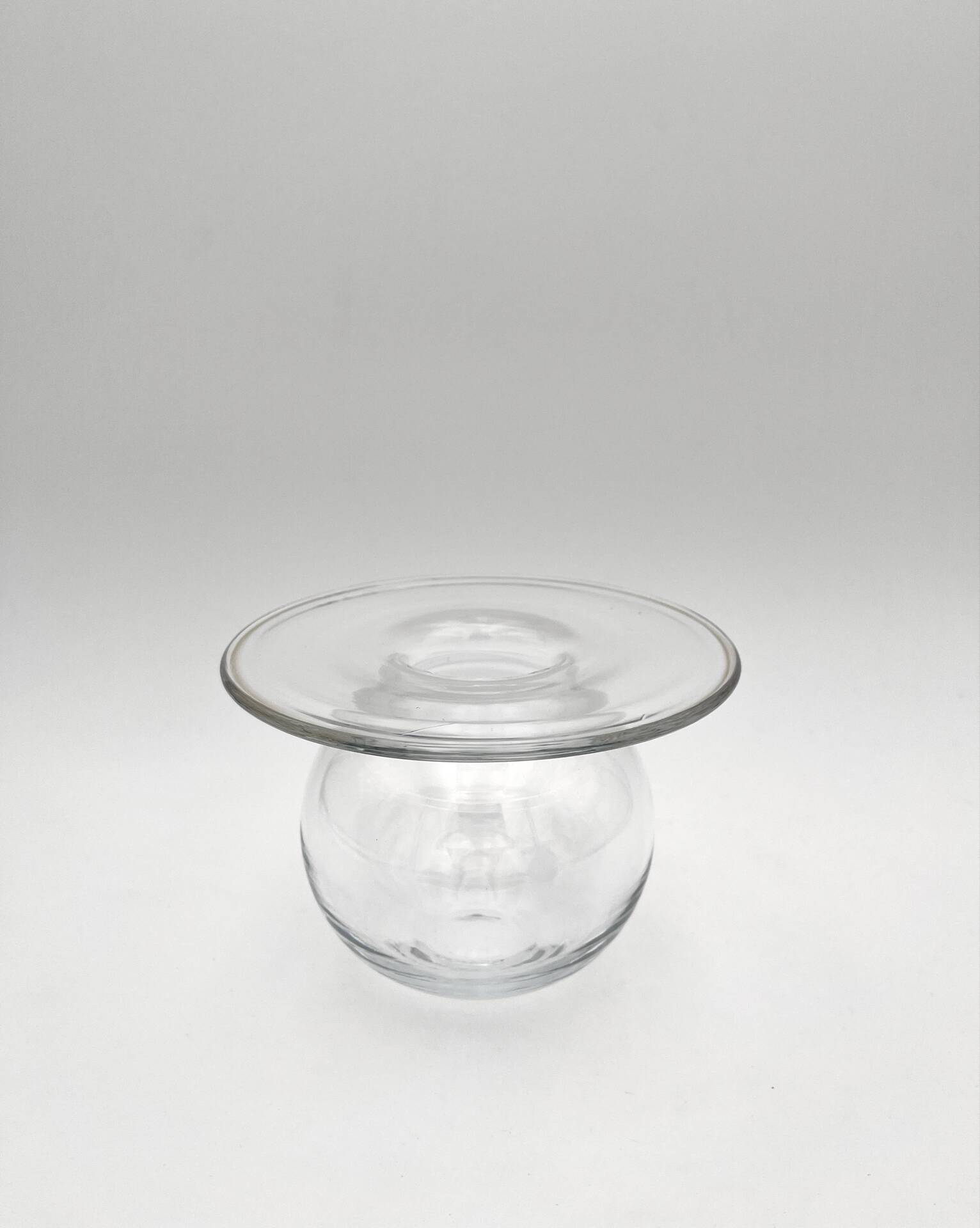 Duo Vases "Saturnus" Nanny Still Riihimäen Lasi Fumé & Clair Design Sc