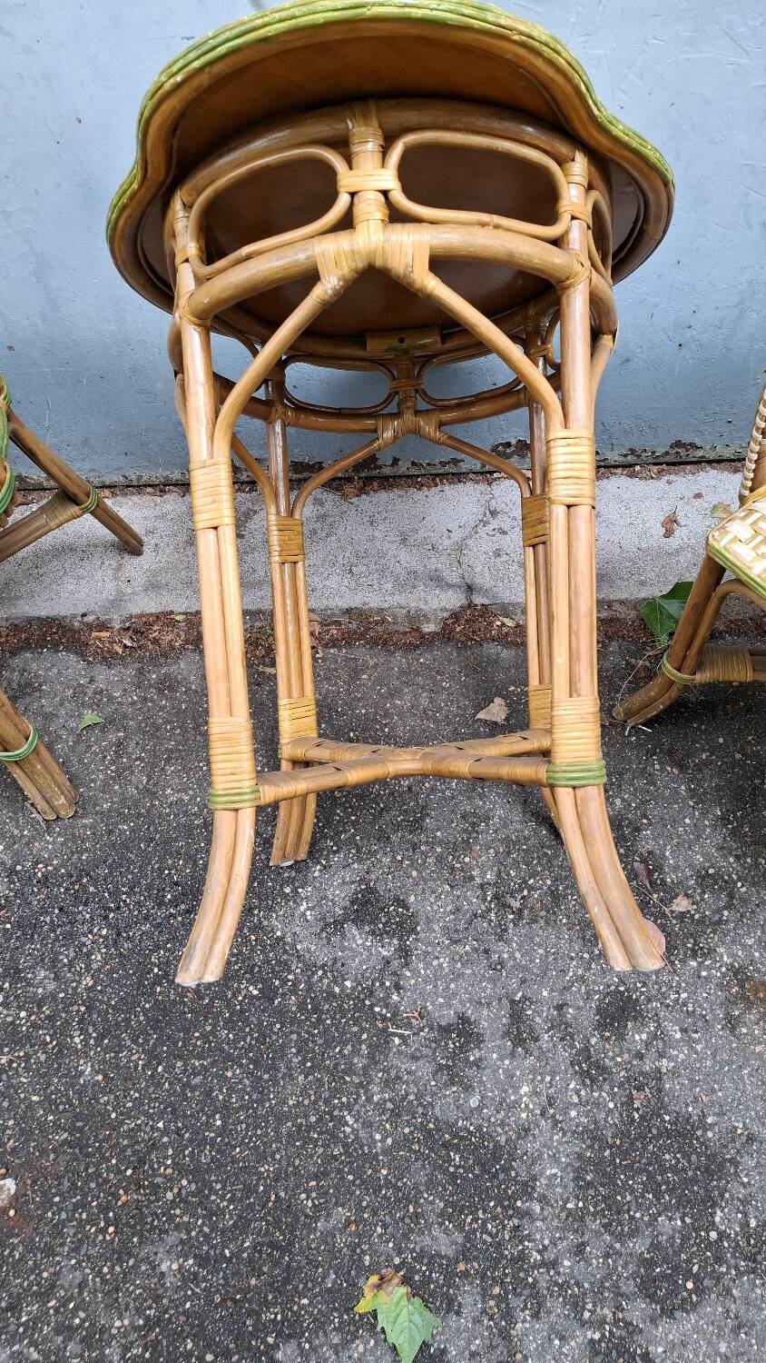 Vintage rattan lounge