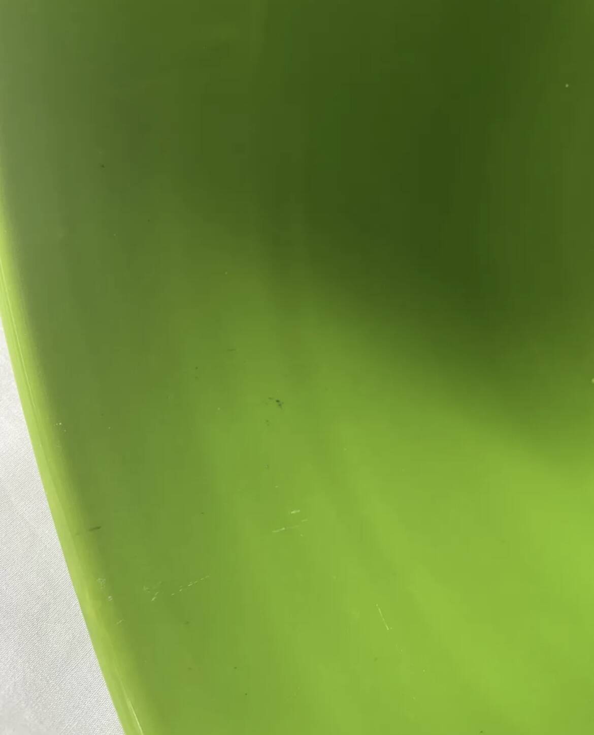 Glazed green cache-pot