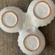 Vintage shell dish in glazed terracotta