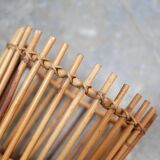 Vintage rattan planter