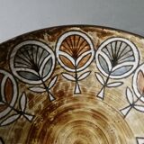 Large ceramic dish Jean-Claude Malarmey Vallauris, circa 1960