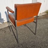 Skaï armchair from 1960, Baughman