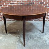 Round teak table from the 60s