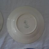 4 old earthenware plates 26923 villeroy boch burgenland blue