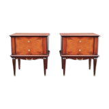 Pair of art deco bedside tables