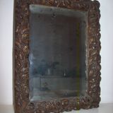 Antique mirror in beveled glass