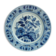Assiette decorative ancienne Delft blauw