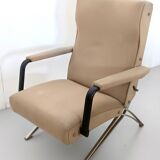 Reclining Beige Armchair by Giulio Moscatelli for Formanova, Italy