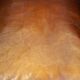 Beautiful and Comfortable Sheepskin Wingback Armchair with a Wonderful Patina