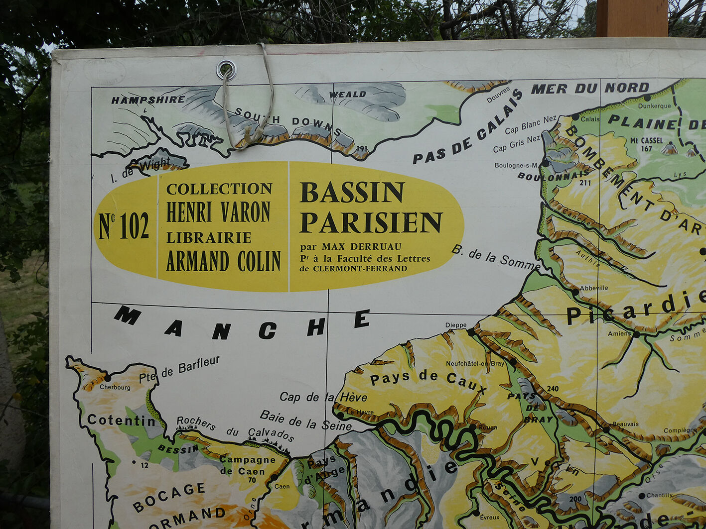 Former colin varon bassin Paris school map no.102