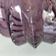 Amethyst vintage glass cactus vase