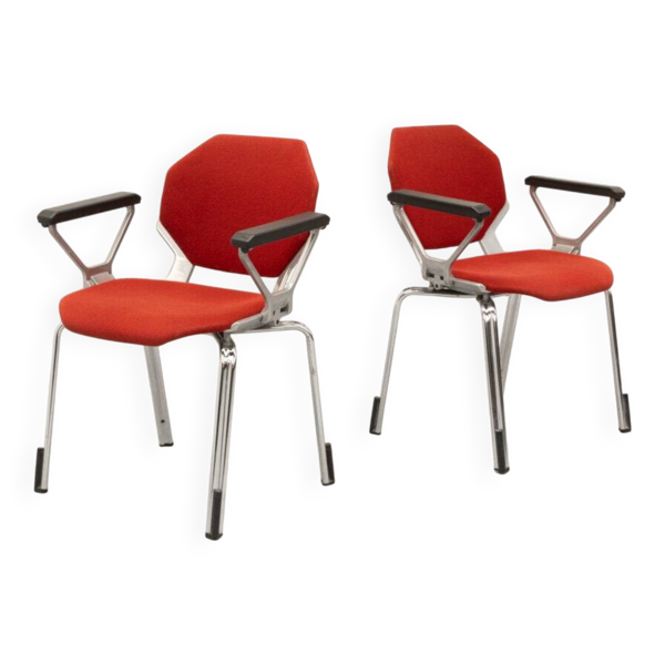 Chaise hexagonale Fröscher Sitform années 1970