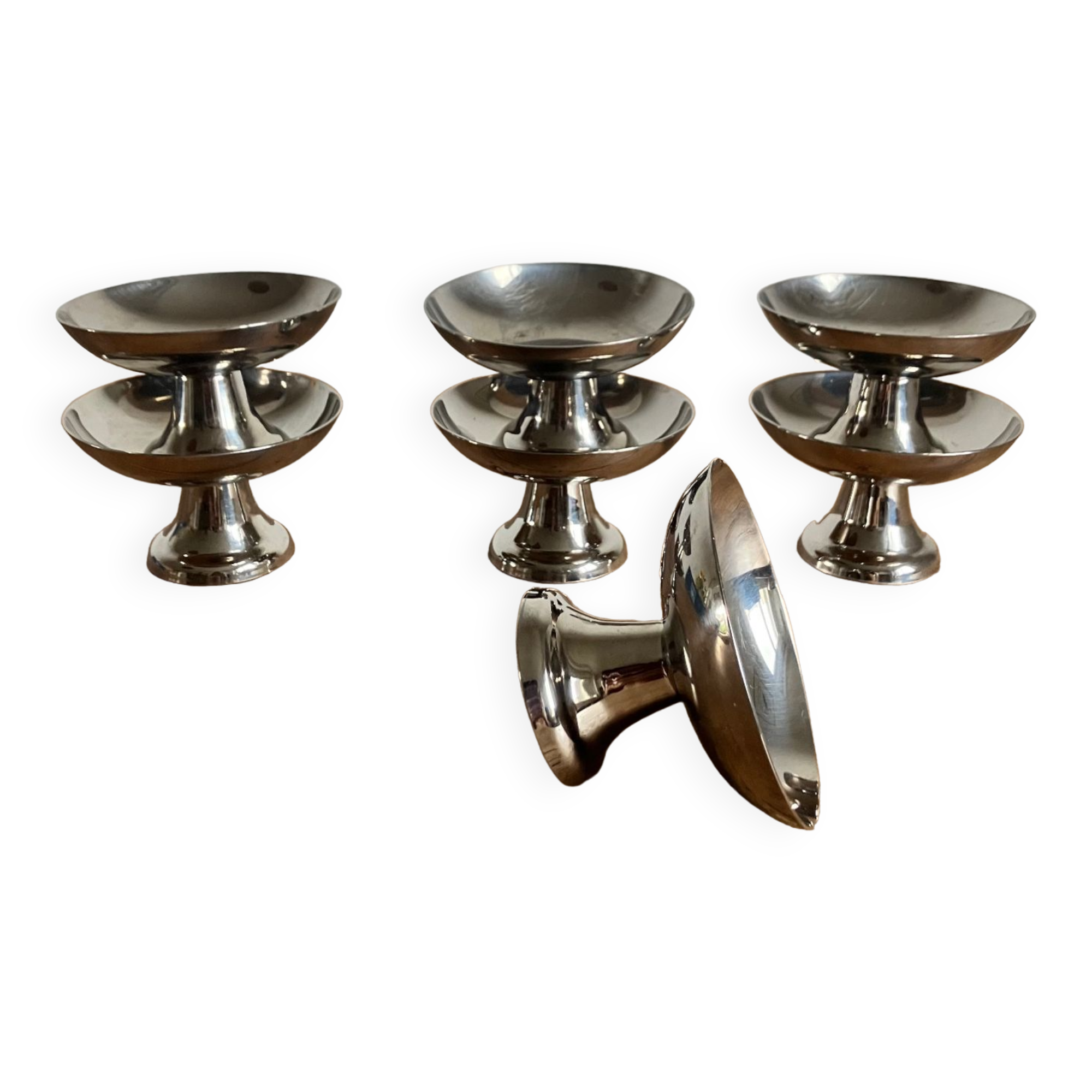 7 stainless steel ice cups