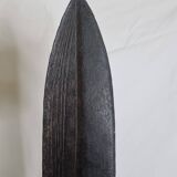 Large Topoké coin, also known as Liganda, wrought iron, sculptural, late 19th century, 160 cm