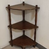 Vintage 3-Tier Corner Shelf