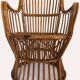 Rattan chair by Dal Vera, Italy 1950