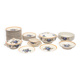 Lunéville earthenware dinner service