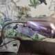 Vintage desk lamp in chrome metal